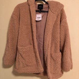 Brown Fluffy Sherpa jacket